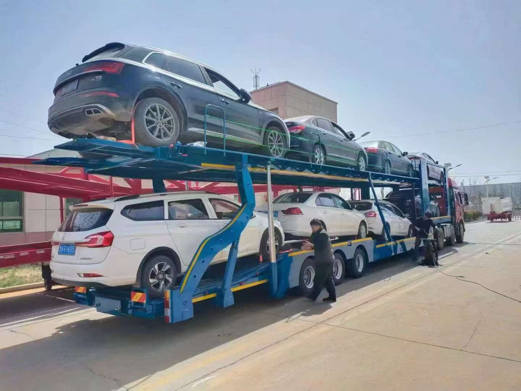 مقطورة مزدوجة الطوابق لتحميل/نقل السيارات، 9000 دولار