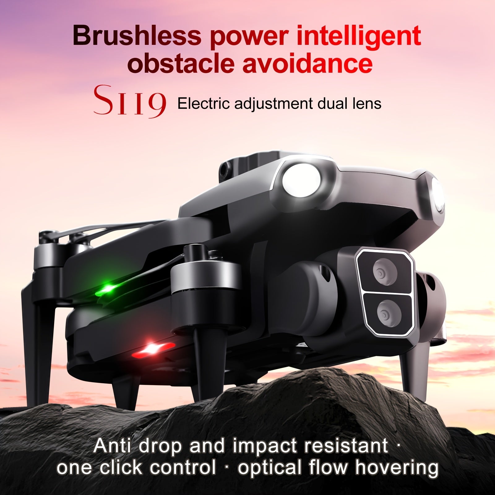 Drone 480p Camera Quadcopter Optical Flow Positioning UAV
