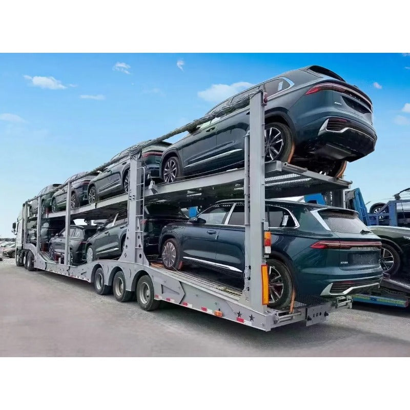 مقطورة مزدوجة الطوابق لتحميل/نقل السيارات، 9000 دولار