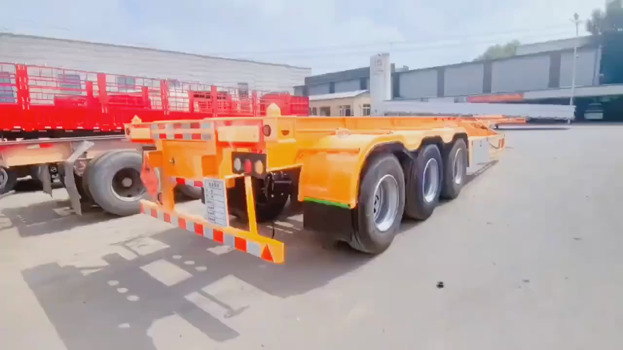Container loading skeleton truck trailer,5000 dollars