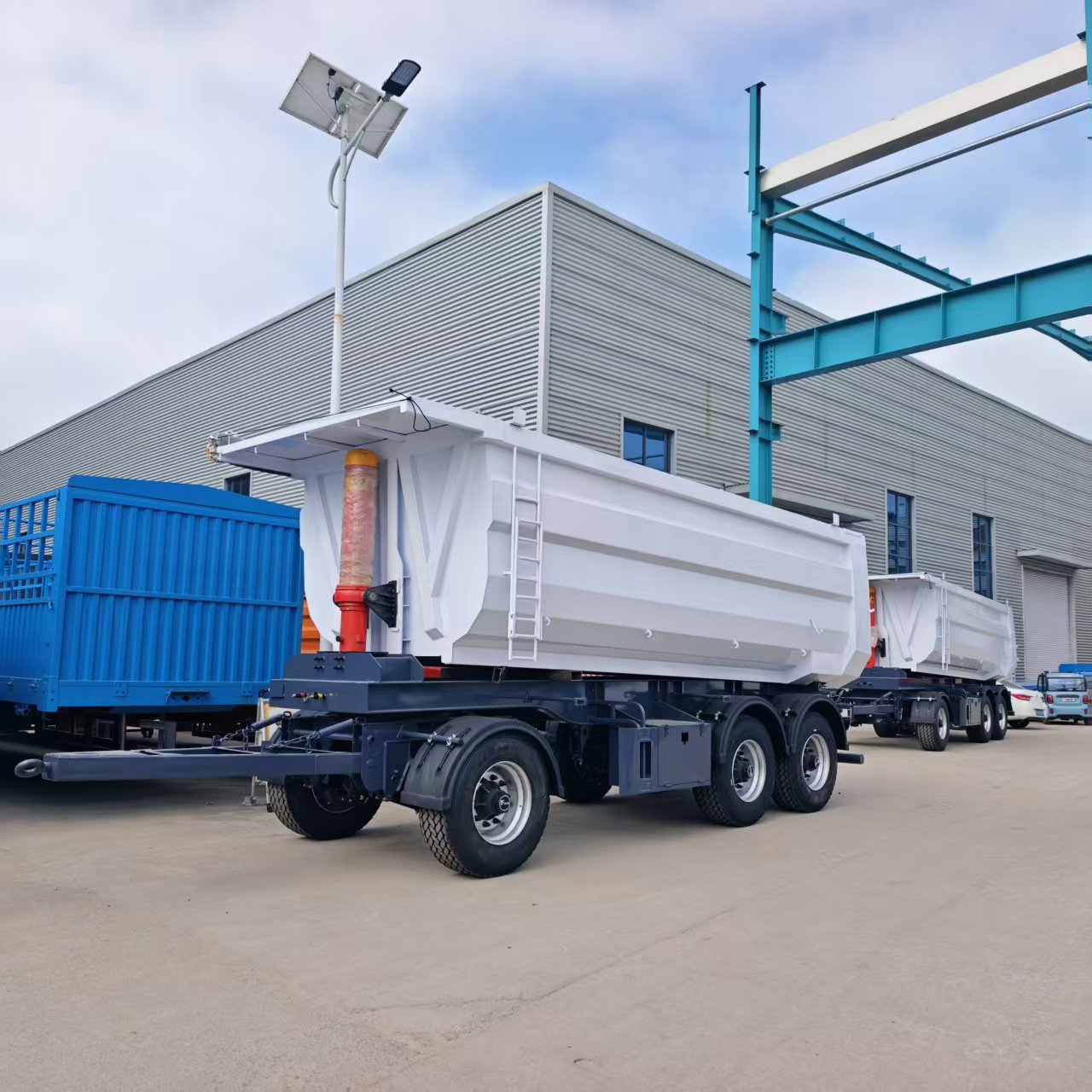 Tipper Trailer,12000 dollars,End and Side Dump Semi-Trailer