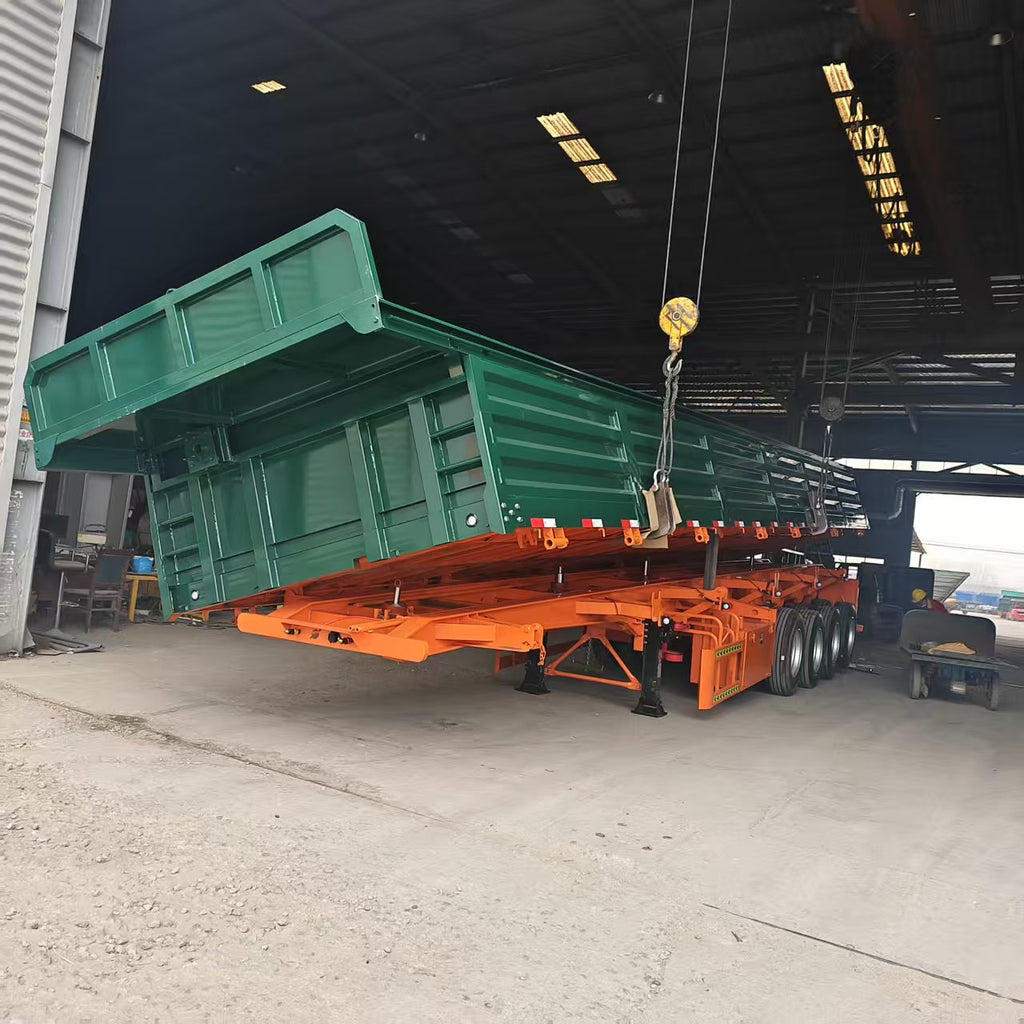 Tipper Trailer,12000 dollars,End and Side Dump Semi-Trailer